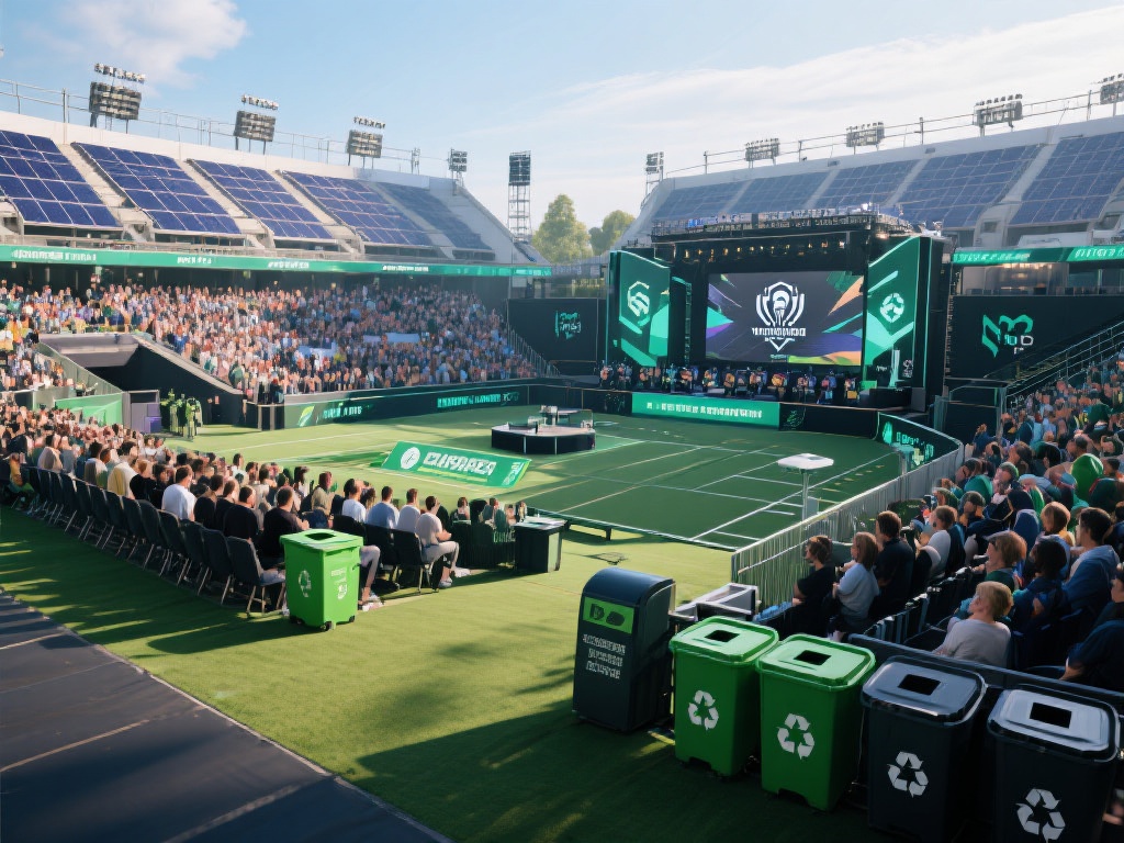 2025英雄联盟世界赛:观赛体验全新提升 四、环保与创新并行:可持续的电竞未来